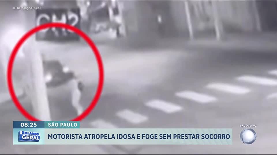 Motorista foge após atropelar e matar idosa na zona leste de São Paulo