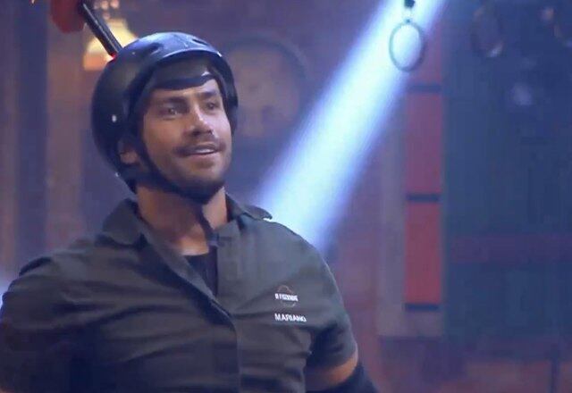 Mariano, muito contente, comemorou a sua primeira vitória na Prova de Fogo. O peão foi para o Fazendão com toda a garra e disposição e conquistou o Lampião do Poder