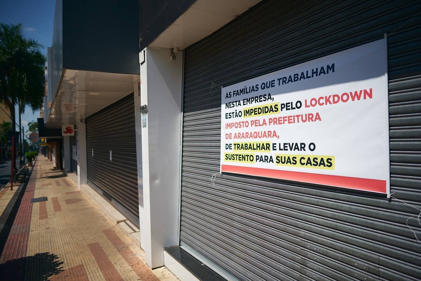 Araraquara foi uma das cidades do interior de São Paulo que adotou lockdown
