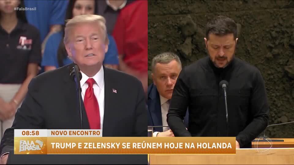Trump e Zelensky devem se reunir durante cúpula da Otan na Holanda