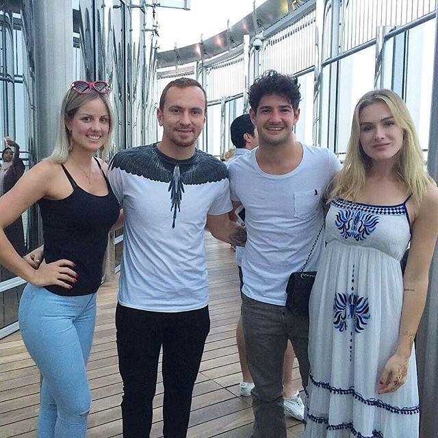 Alexandre Pato foi um dos amigos que Zé Love recebeu em Dubai
