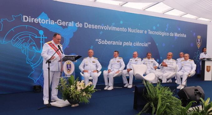 Almirante de Esquadra Rabello foi empossado como Diretor-Geral de Desenvolvimento Nuclear e Tecnológico da Marinha