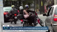 SP: Justiça suspende novamente serviço de mototáxi