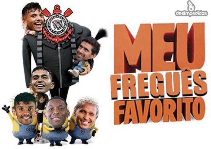 Róger Guedes e Quarteto Fantástico foram protagonistas das brincadeiras da última vitória do Corinthians sobre o Palmeiras.