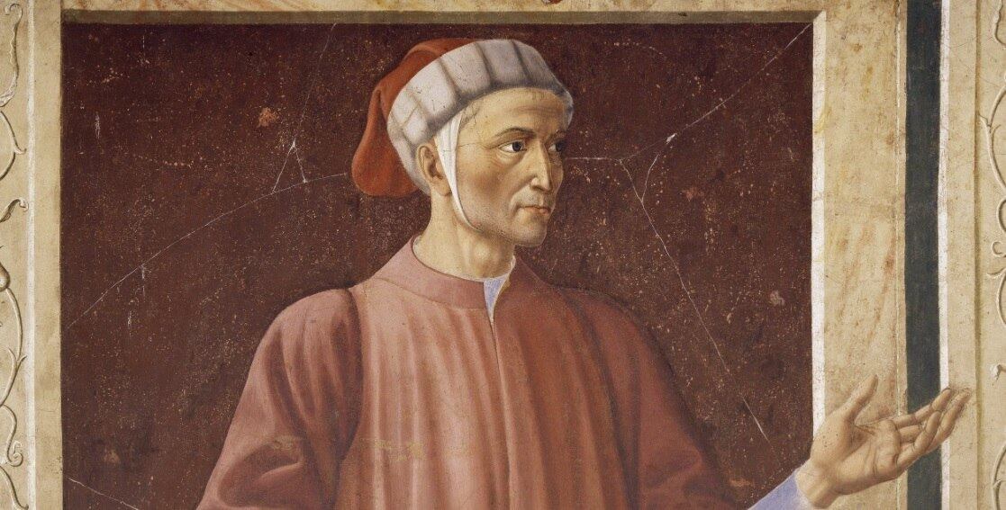 Pintura de Dante Alighieri por Andrea del Castagno