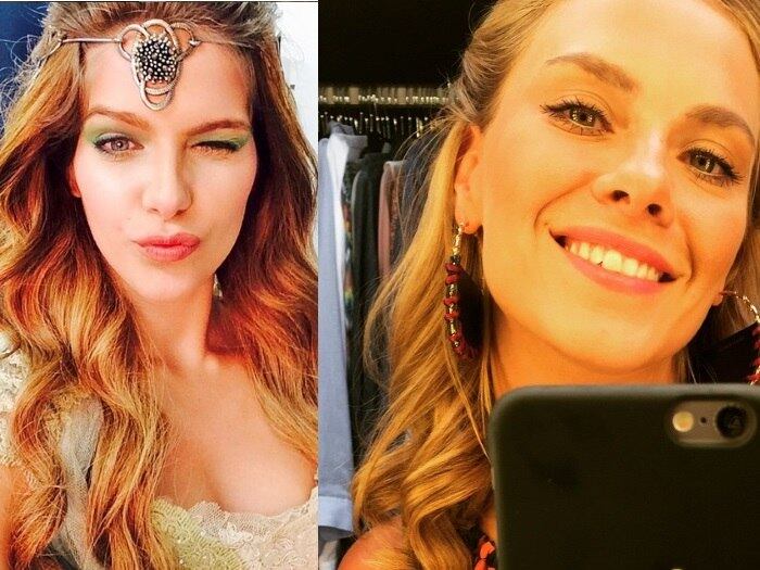 Isabella Santoni à esquerda; Carolina Dieckmann à direita. E aí? Parecidas fisicamente?