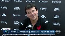 Vasco apresenta Fernando Diniz como novo técnico da equipe