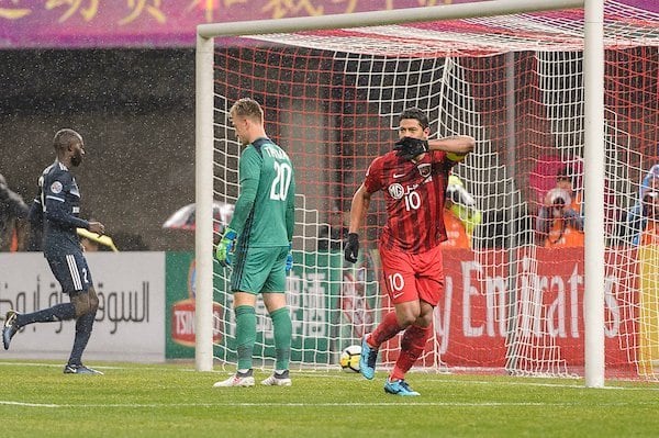 Hulk foi um dos brasileiros a marcar nesta rodada da Liga dos Campeões da Ásia