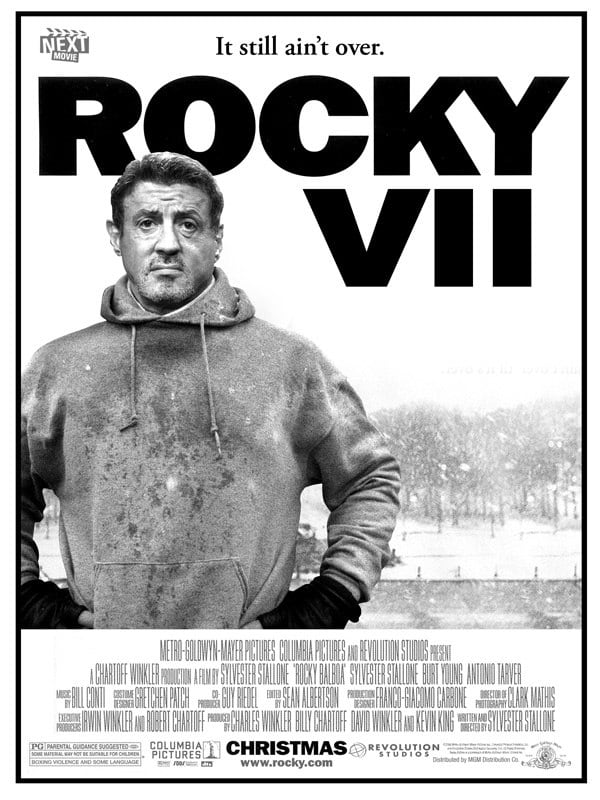 Se Arnold Schwarzenegger tem o Exterminador, Sylvester Stallone tem Rocky como marco. Foram incríveis (e desnecessárias) seis partes do filme. Para quem lançou seis, o que custa produzir mais uma, não é?
