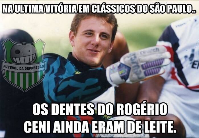 Desde dezembro de 2012, o São Paulo não ganha um clássico. Contra o Santos, no domingo (23), não foi diferente. Claro que isso virou piada entre os torcedores!

Veja como foi: Santos segura placar em branco e mantém São Paulo em jejum



