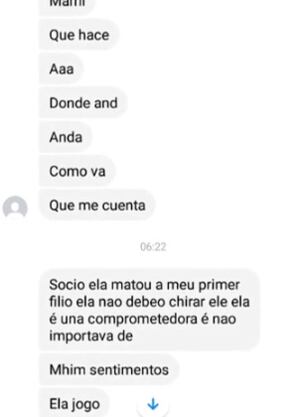 Daniel enviou mensagens confessando o crime