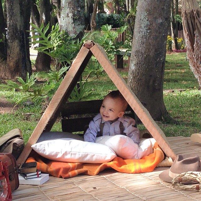 O pequeno completou 1 aninho de vida recentemente, e teve uma super festa de aniversário