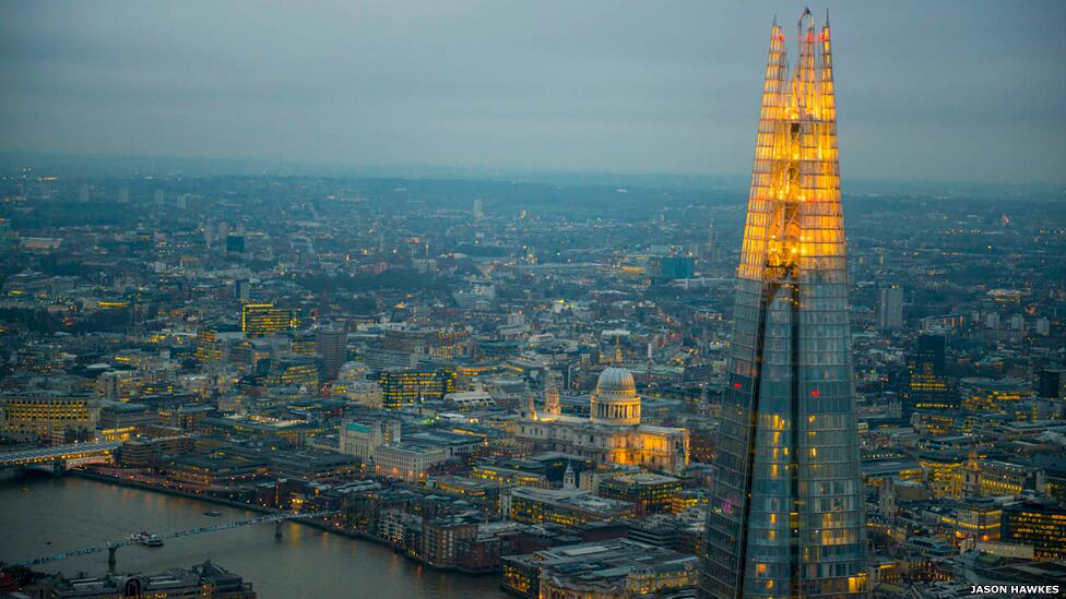 Imagens aéreas mostram Londres em perspectivas espetaculares
