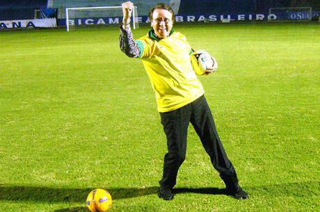 Quico já é um conhecido torcedor do Brasil no futebol