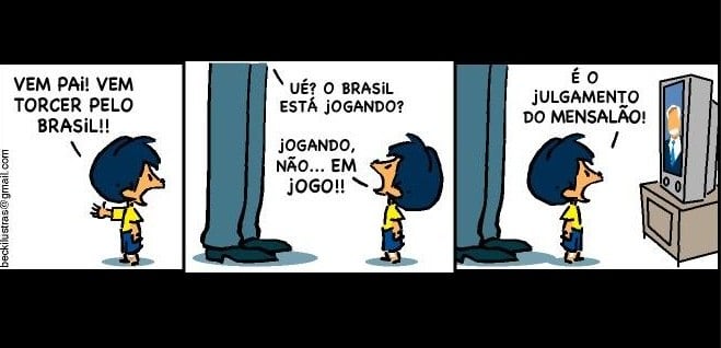 Outros internautas chegaram a afirmar que o Brasil "está em jogo". Leia mais