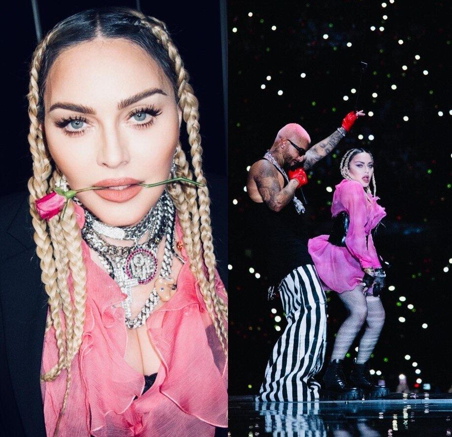 No último domingo (1º), Madonna compartilhou fotos do show que fez com Maluma em Medellín, na Colômbia, e usou emojis de fogo para definir como foi o clima da noite. Nos comentários, houve várias críticas. "Mentiras, mentiras e mais mentiras. Você não estava assim ontem à noite. Você decepcionou seus fãs", escreveu um seguidor. "Ela edita no Photoshop essas fotos ao vivo?", questionou outro. Mas também houve agradecimentos e elogios ao show. "Foi épico", resumiu uma fã