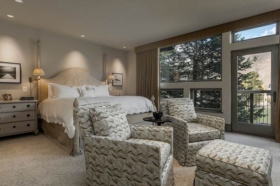 Os nove quartos têm vistas de tirar o fôlego...
