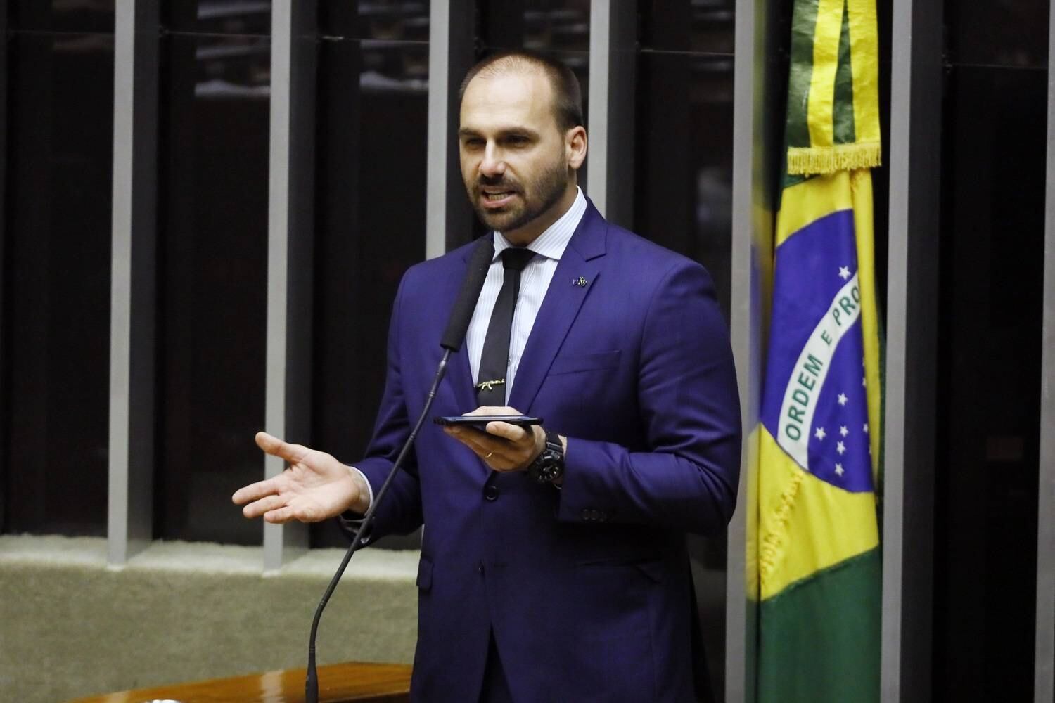 Publicação foi apagada da rede social de Eduardo