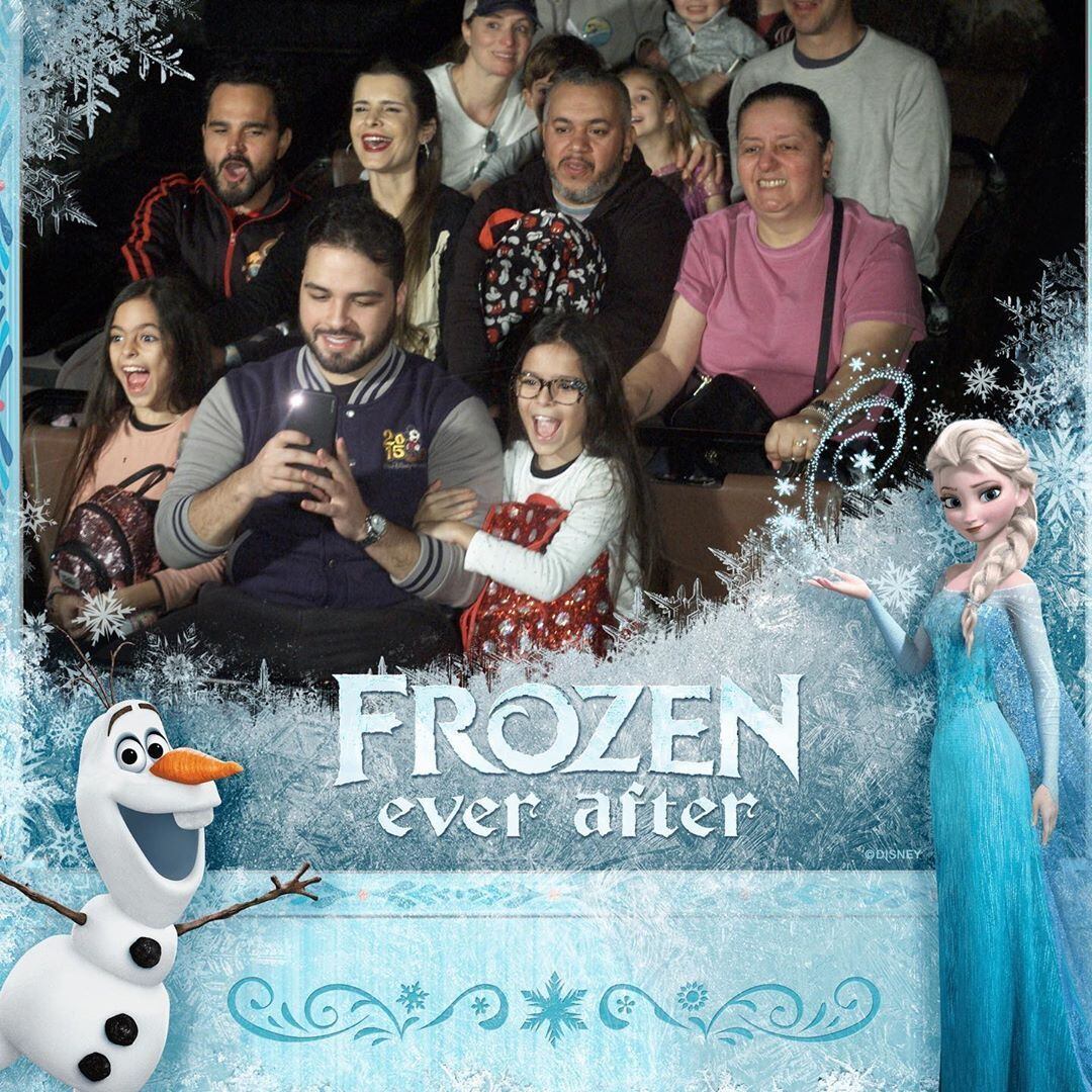 Pela imagem, é possível perceber que Luciano não parou um minuto sequer