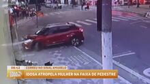 SP: idosa é detida após atropelar mulher na faixa de pedestres