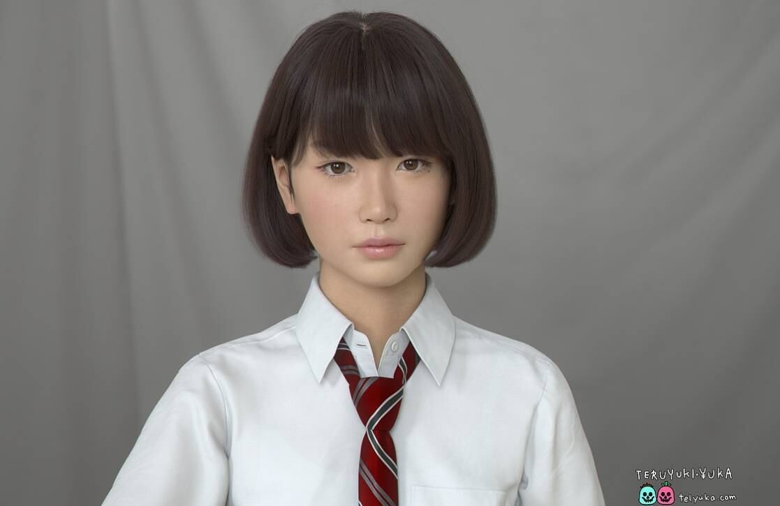 Essa é uma versão dela em 2015, ainda não parece lá muito realista. Ou parece?
