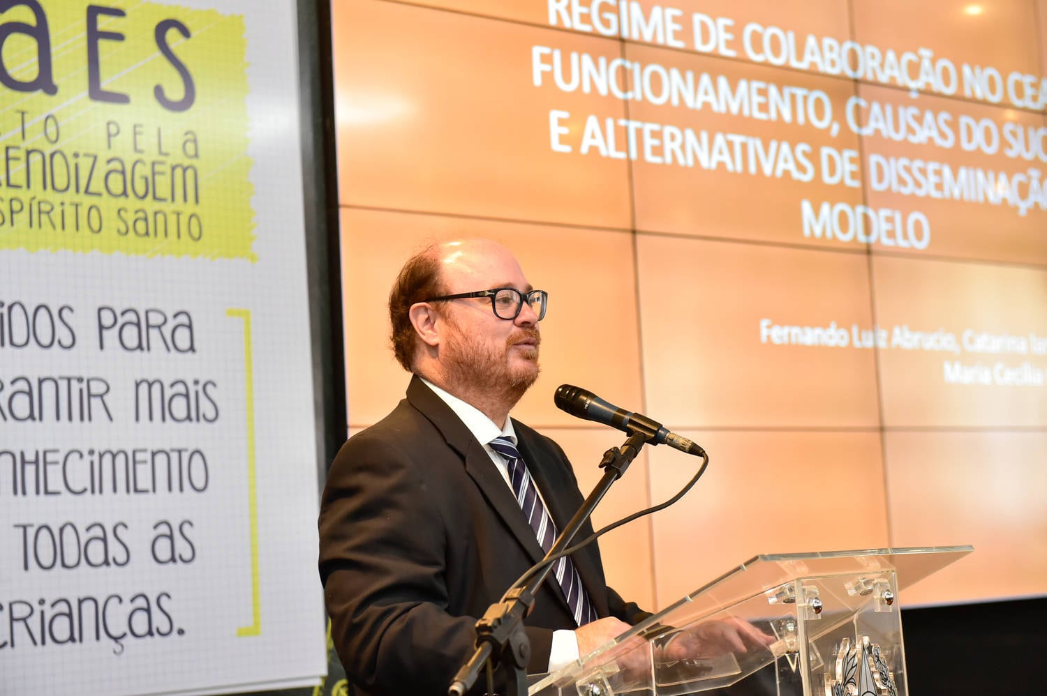Professor da USP participou do lançamento do Pacto pela Aprendizagem capixaba