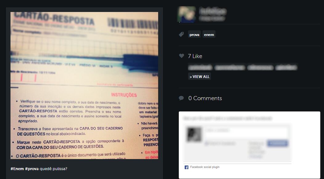 Ao chegar na sala de aula, o candidato é orientado a colocar aparelhos eletrônicos, como celular e tablet, em um envelope lacrado, que deverá ficar embaixo da carteira durante toda a prova. O celular deve estar desligado