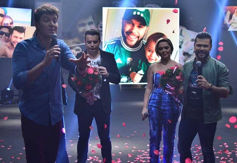 Marcos e Belutti ganham homenagens das mulheres na Hora do Faro