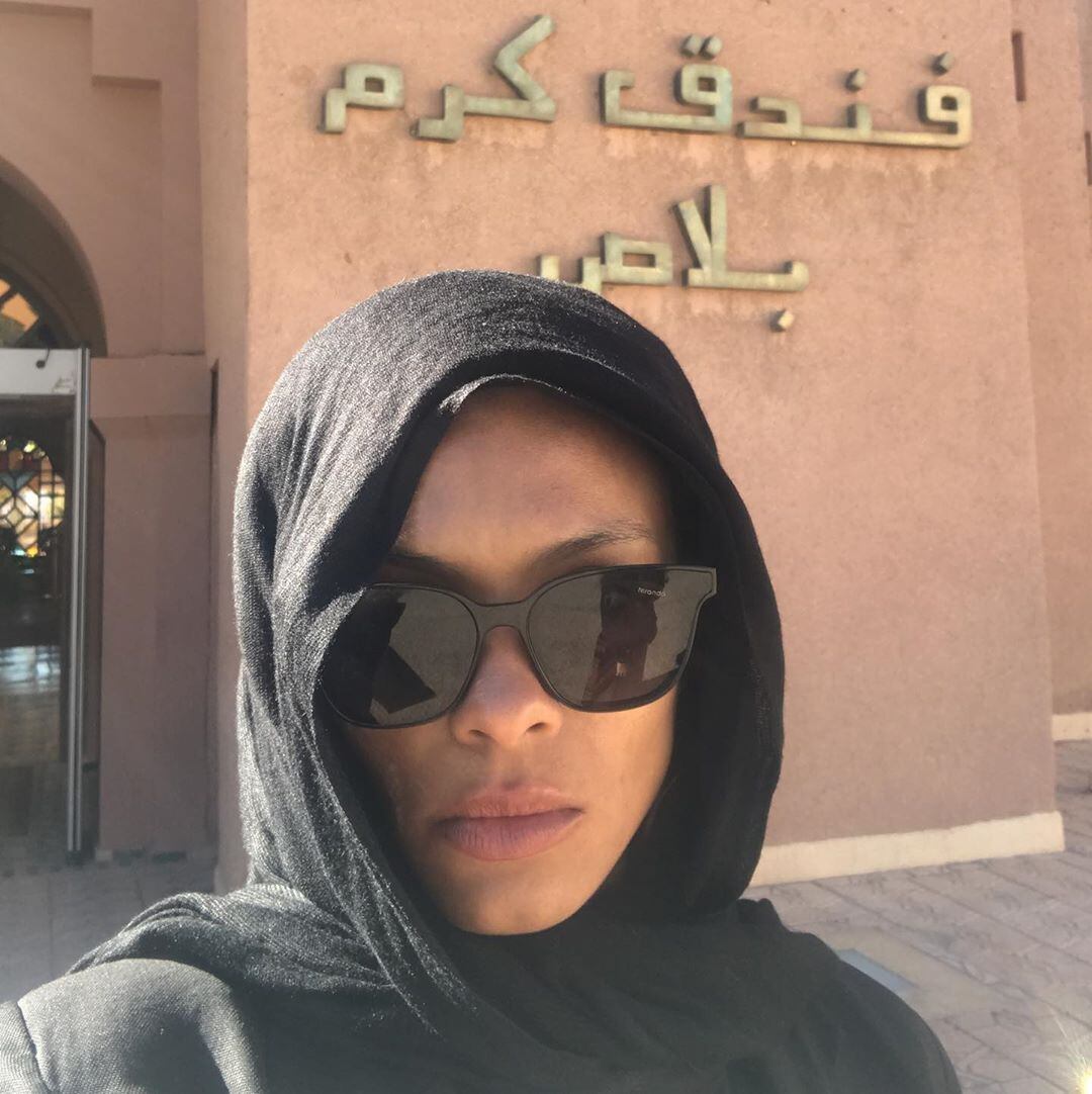 No álbum de fotos do Instagram, Lidi guarda fotos do Marrocos, onde gravou cenas de Jezabel