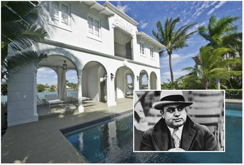Mafioso mais conhecido do mundo, Al Capone voltou à mídia recentemente após a mansão em que ele morreu ser colocada à venda por R$ 20 milhões (US$ 8,5 milhões). Situada em Palm Island, Miami Beach (EUA), a residência, construída em 1922, tem 10 mil metros quadrados de puro luxo. Veja mais detalhes nas fotos a seguir