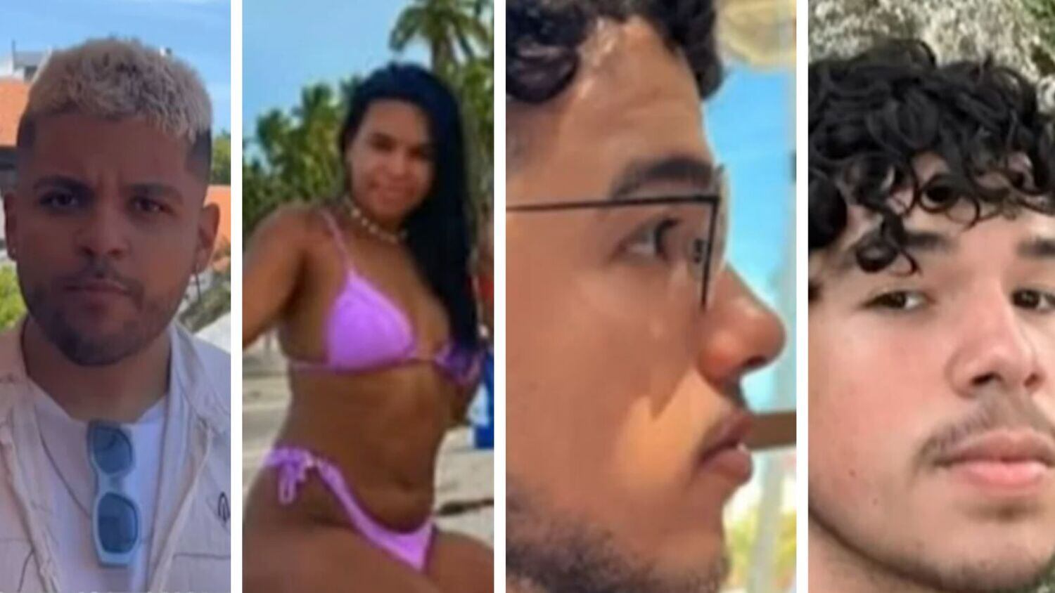 Thiago, Karla, Gustavo e Nicolas tinham entre 24 e 16 anos