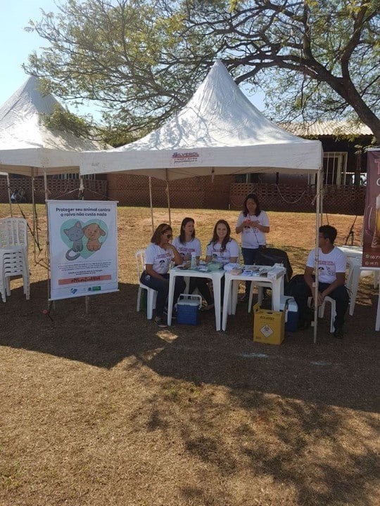 Animação na Cãominhada de Três Lagoas/MS