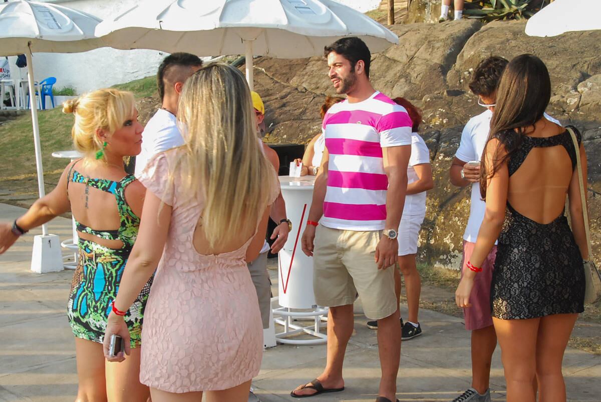 O ex-BBB Kadu também esteve na festa