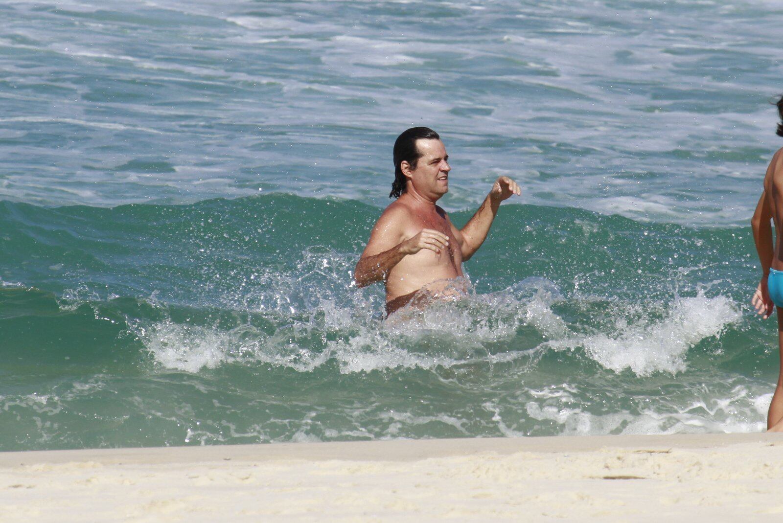 Atualmente, Felipe interpreta o personagem Perácio na novela Sangue Bom