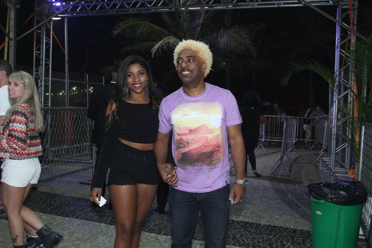 Ivo Meirelles preferiu ir acompanhado da filha