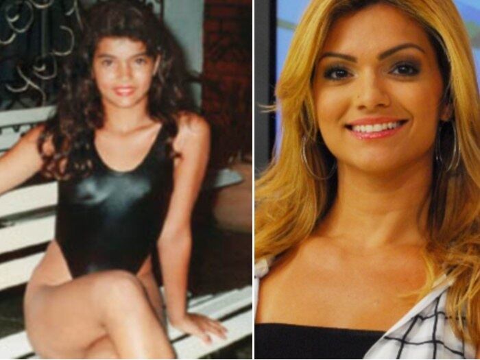 Kelly Key tinha cachinhos e suas sobrancelhas eram diferentes