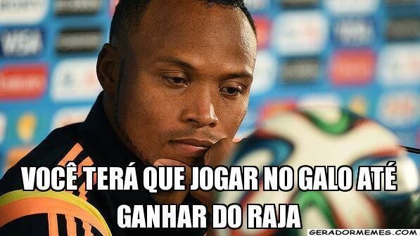 Ganhar do Raja Casablanca com a camisa do Galo é uma punição e tanto...