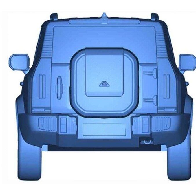 Traseira é semelhante ao Land Rover Defender