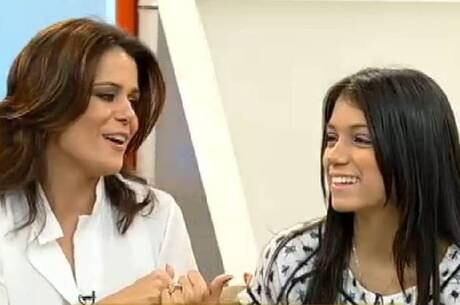 Mãe e filha se emocionaram em entrevista