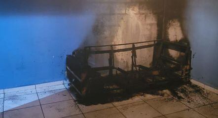 Mulher foi atacada enquanto estava no sofá