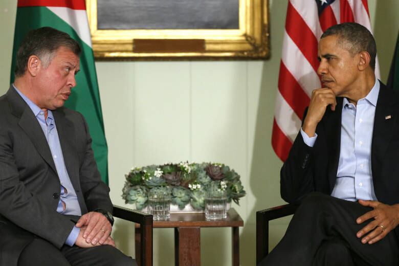 Presidente dos EUA, Barack Obama, em encontro com o rei Abdullah, da Jordânia, em Sunnylands, Califórnia. Obama prometeu US$ 1 bilhão em garantias de empréstimos para renovação de pacote de ajuda de cinco anos ao país
Veja as notícias pelo mundo em R7.com/internacional
