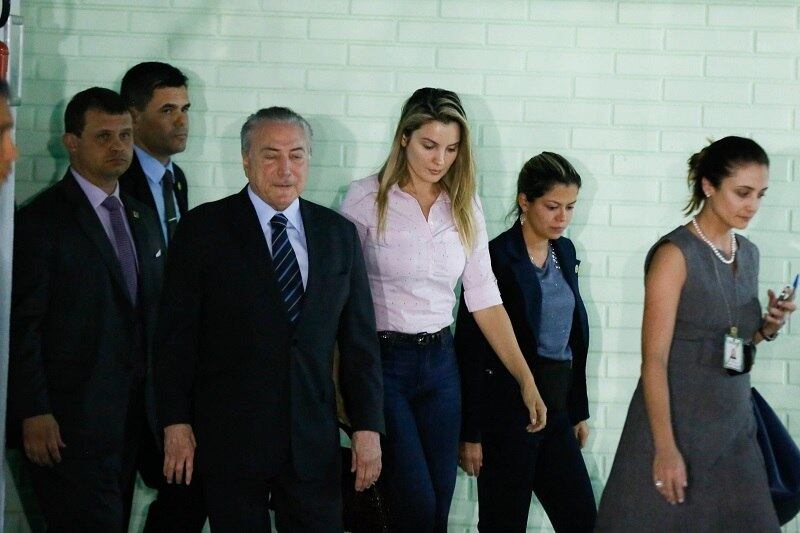 Temer deixa o hospital em Brasília