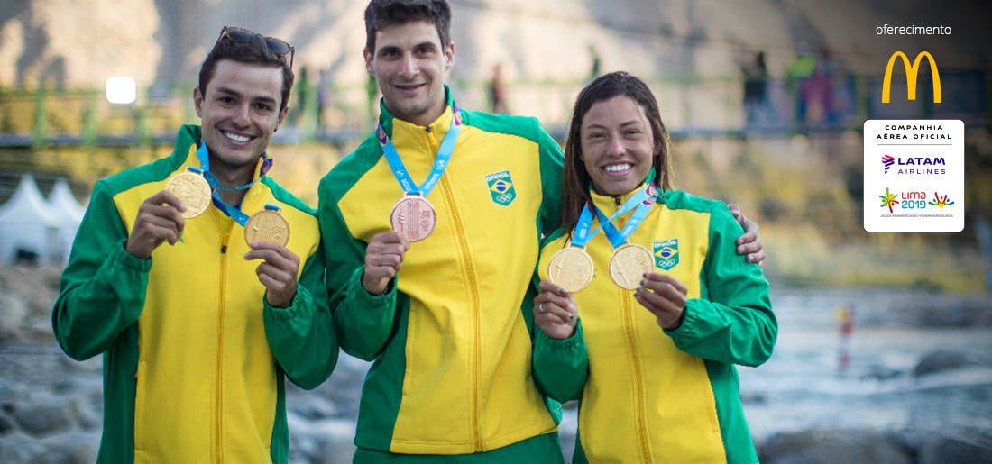 Canoagem garantiu cinco medalhas para o Brasil