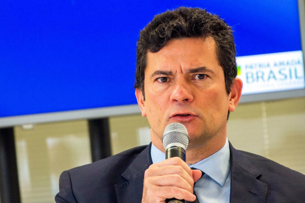 O ministro da Justiça e Segurança Pública, Sergio Moro