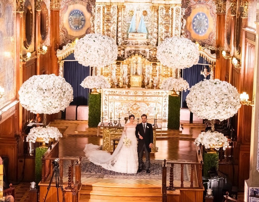 Alessandra Cury e o noivo Henrique