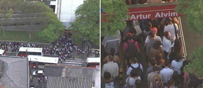 Falha no sistema de Bilhete Único provoca longas filas em algumas estações de metrô