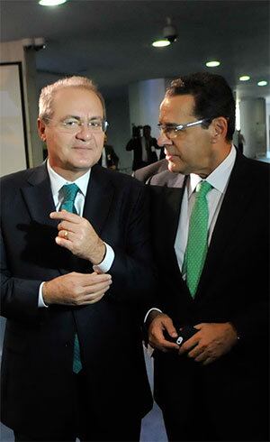 Renan Calheiros e Henrique Eduardo Alves
