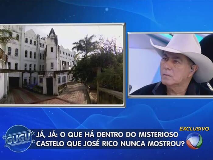 

O cantor planejou o castelo com
mais de cem quartos para receber familiares e amigos

