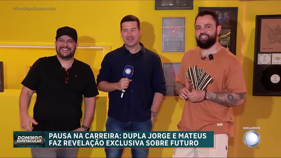 Jorge e Mateus anunciam pausa na carreira