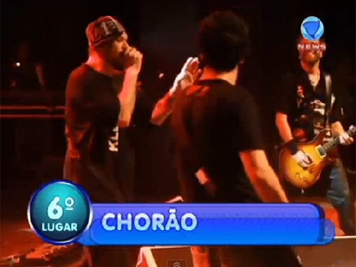 

É do cantor Chorão o sexto lugar. O líder da
banda Charlie Brown Jr. morreu em março de 2013, aos 42 anos, vítima de overdose

